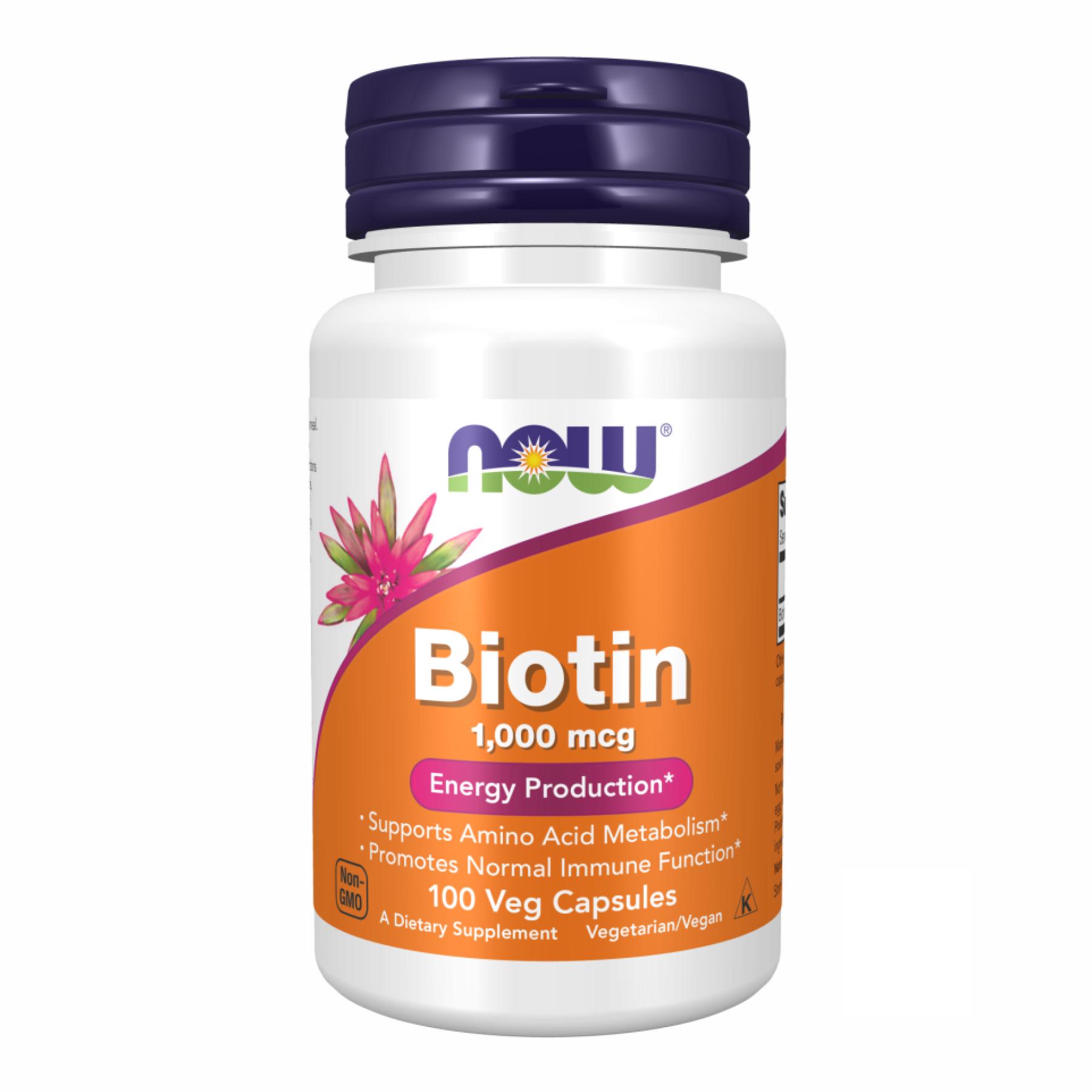 Натуральная добавка Biotin 1000 mcg 100 vcaps (2022-10-0003)