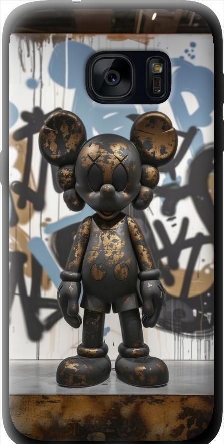 Чехол на Samsung Galaxy S7 G930F Bronze kaws v2 (6098b-106-42517)
