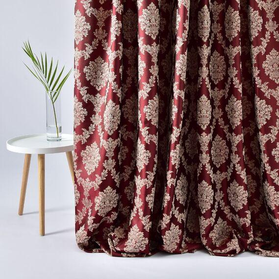 Тканина портьєрна жакардова IDEIA Фіона V-601 2,95 м Бордовий (2200004163871)