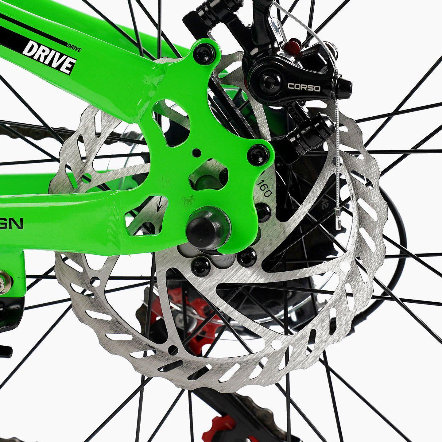 Велосипед горный подростковый Corso Patrol 24" Салатовый - фото 6 Велосипед горный подростковый Corso Patrol 24" Салатовый - фото 6