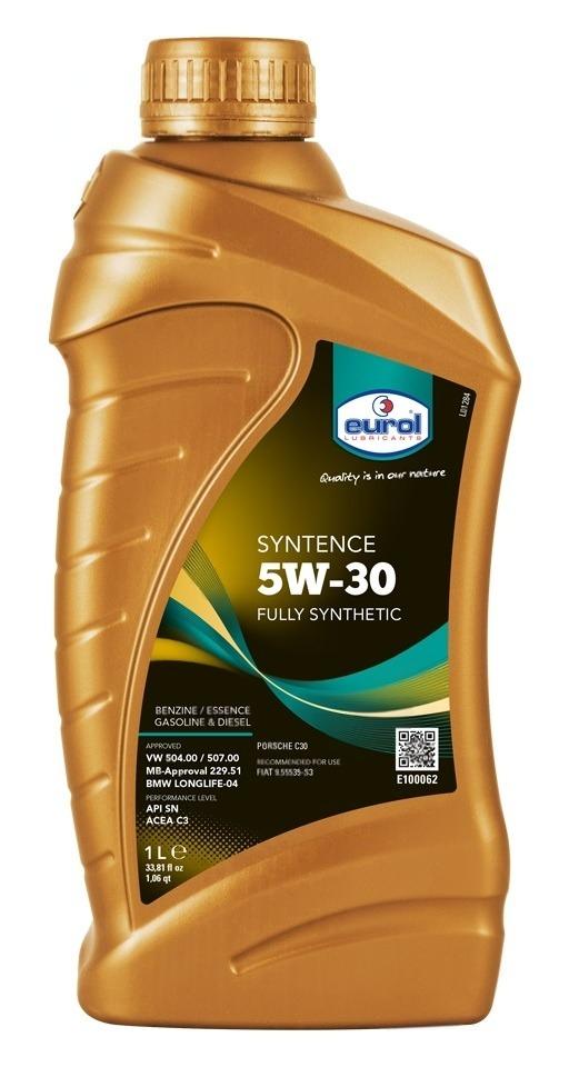 Моторное масло Eurol Syntence A3/B4 SN/CF 5W-30 1 л (004598)