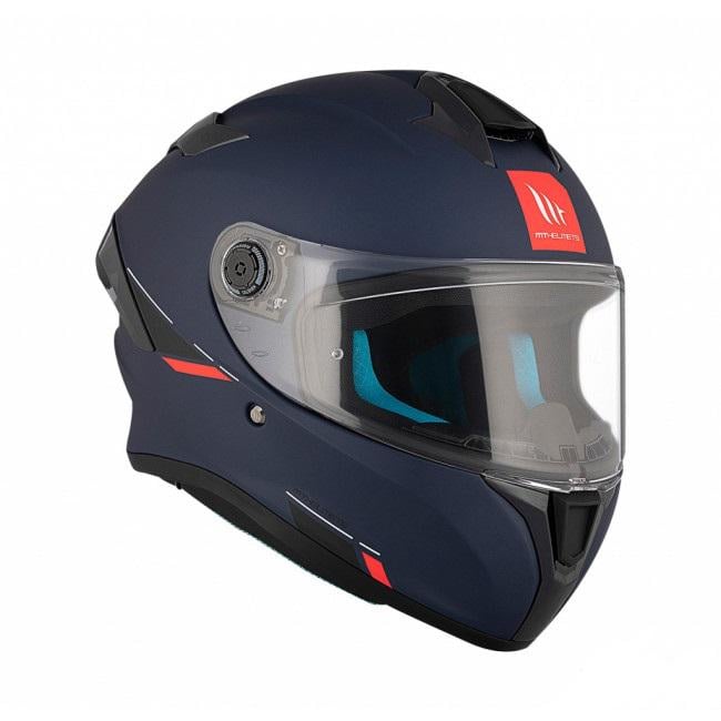 Мотошолом MT HELMETS Targo S Solid A7 ECE 22.06 L Matt Blue (29895) - фото 4