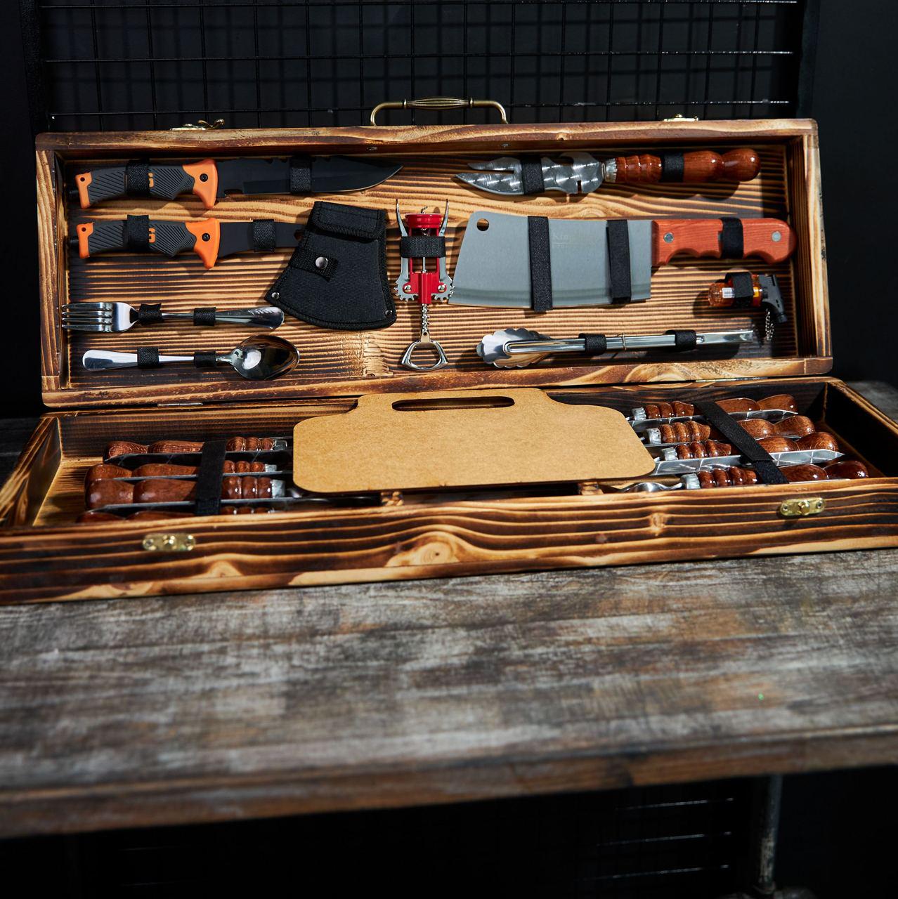 Набор шампуров Piknik-Profi №3 в кейсе (19304796)