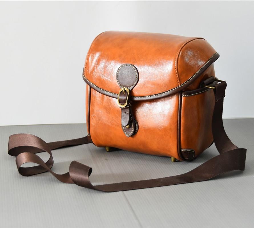 Фотосумка mini для фотоаппаратов противоударная Коричневый (IBF040K )