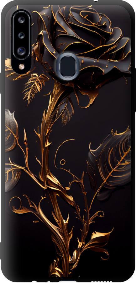 Чехол на Samsung Galaxy A20s A207F Роза 3 (5552b-1775-42517) Чехол на Samsung Galaxy A20s A207F Роза 3 (5552b-1775-42517)