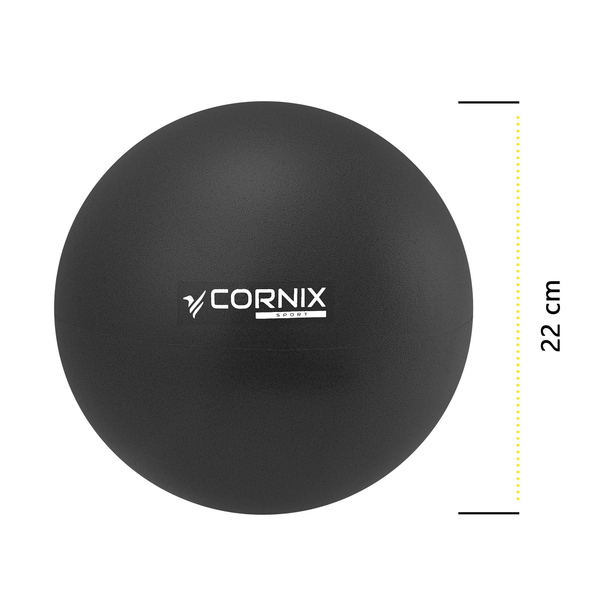 М'яч для пілатесу йоги реабілітації Cornix XR-0371 MiniGYMball 22 см Black (60672) - фото 6 М'яч для пілатесу йоги реабілітації Cornix XR-0371 MiniGYMball 22 см Black (60672) - фото 6