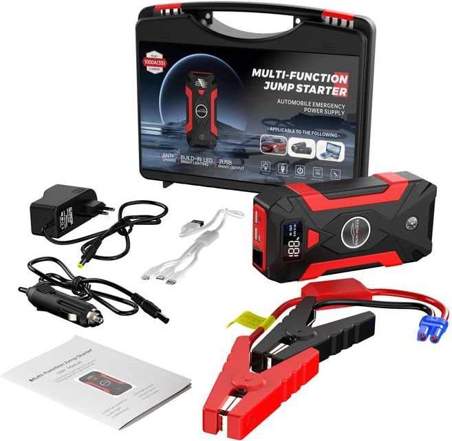 Пусковое устройство для автомобиля 25000 mAh 2USB Фонарик car jump starter QY31 - фото 13 Пусковое устройство для автомобиля 25000 mAh 2USB Фонарик car jump starter QY31 - фото 13