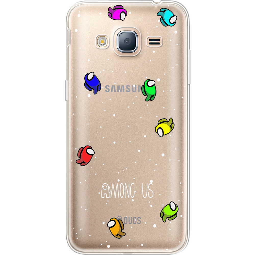 Чохол BoxFace Samsung J320 Galaxy J3 Among Us Invisible Прозорий силікон (24962-bk76-24962)