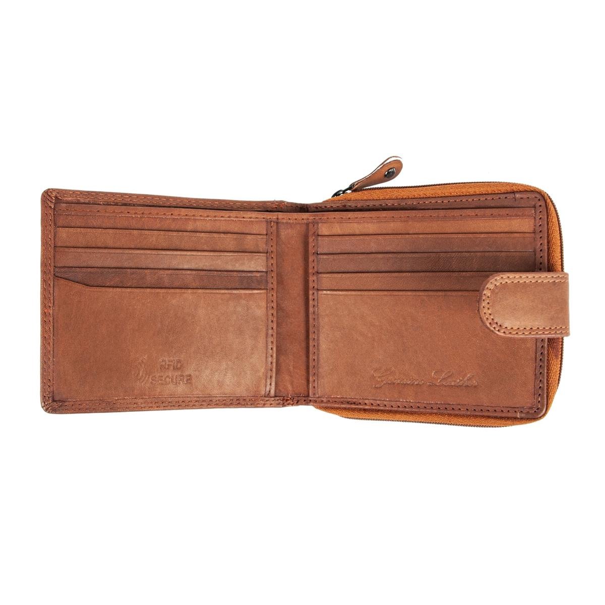 Кошелек кожаный мужской JCB NC43MN Tan (JCBNC43MN TAN) - фото 3 Кошелек кожаный мужской JCB NC43MN Tan (JCBNC43MN TAN) - фото 3