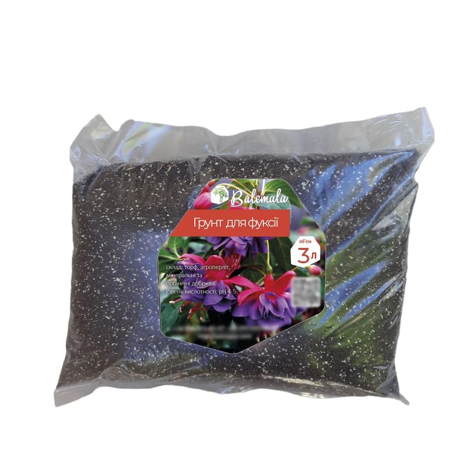 Грунт для фуксии Balemala 3 л (27382362) - фото 1 Грунт для фуксии Balemala 3 л (27382362) - фото 1