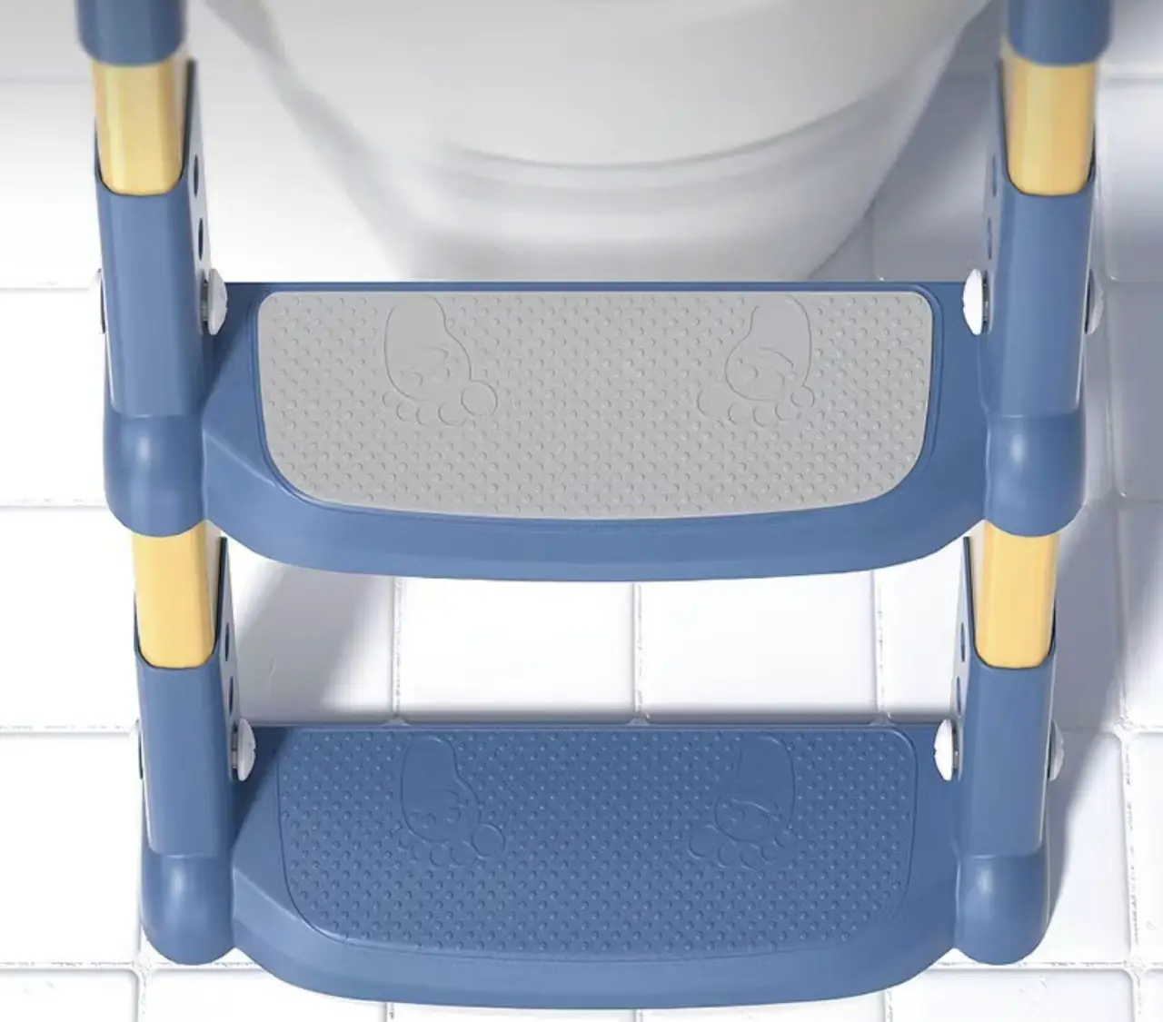 Детское сиденье для унитаза Safety Kids Childr Toilet Trainer с лестницей и ручками на стуле (00677) - фото 9