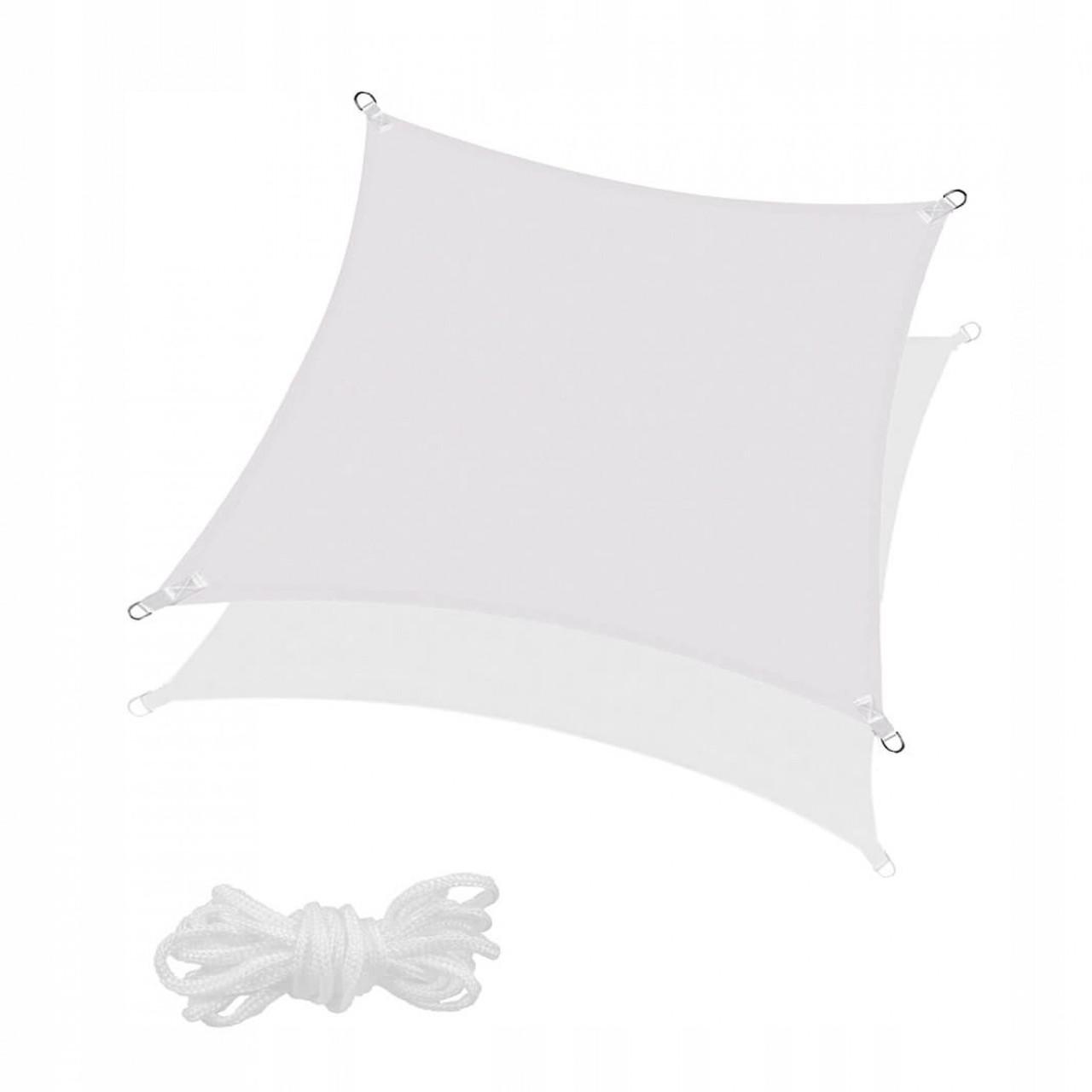 Тент-парус тіньовий Springos SN1025 4x4 м Light Grey