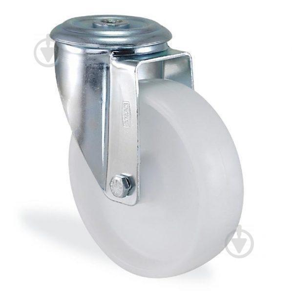 Колесо поворотное из полипропилена 160 мм Белый (205160)