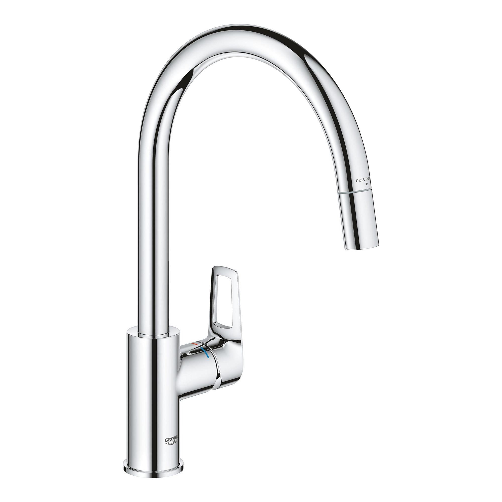 Смеситель для кухни Grohe QuickFix StartLoop 30556000 с видвижной лейкой Хром (237861)