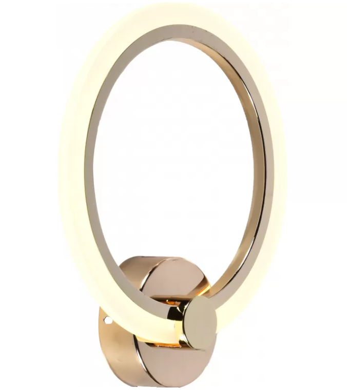 Бра настенное светодиодное акриловое Sirius MX10025/1B FGD 22 W Gold