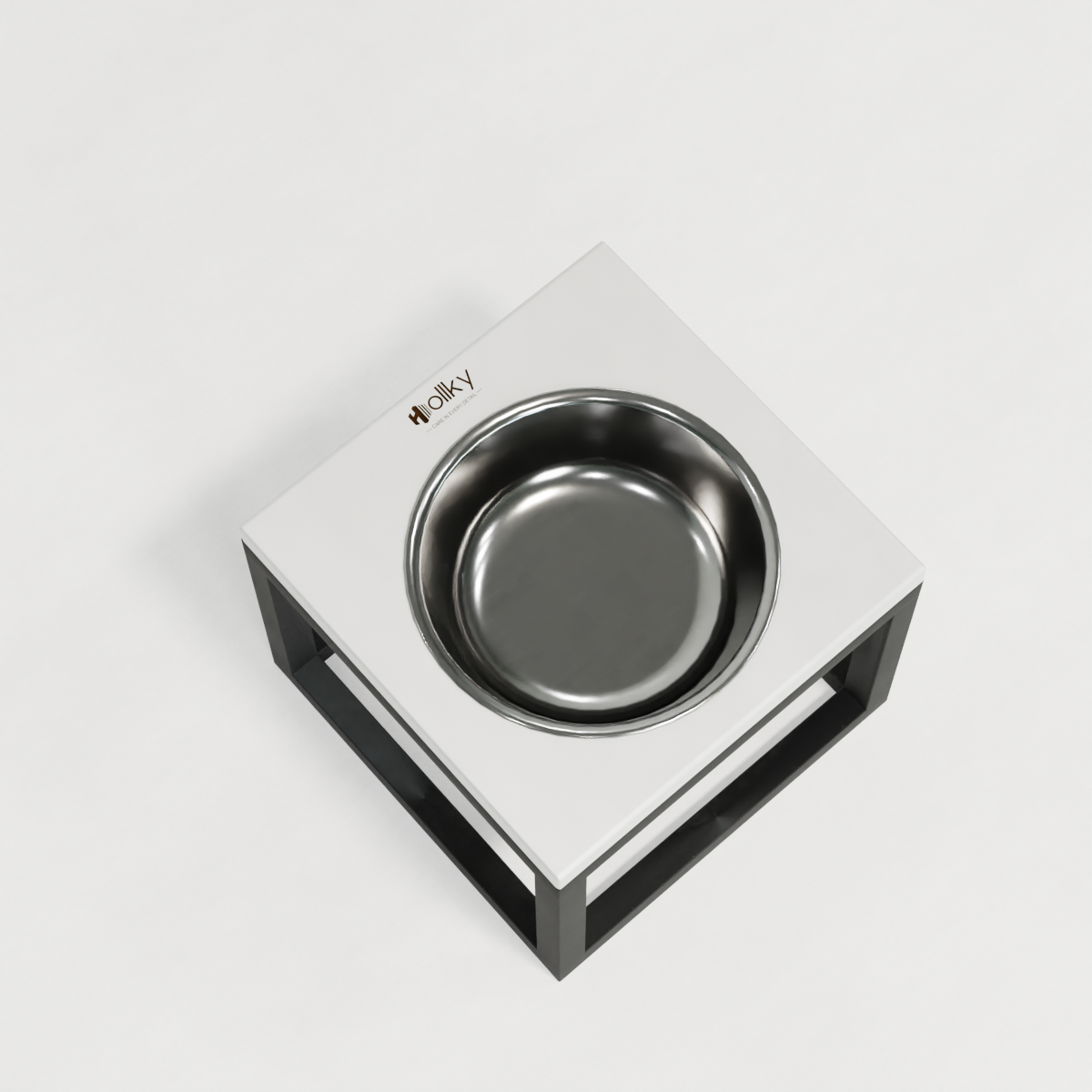 Миска на подставке для больших собак Hollky Base Solo XL 1,8 л (XL-262620-GRWH) - фото 7 Миска на подставке для больших собак Hollky Base Solo XL 1,8 л (XL-262620-GRWH) - фото 7