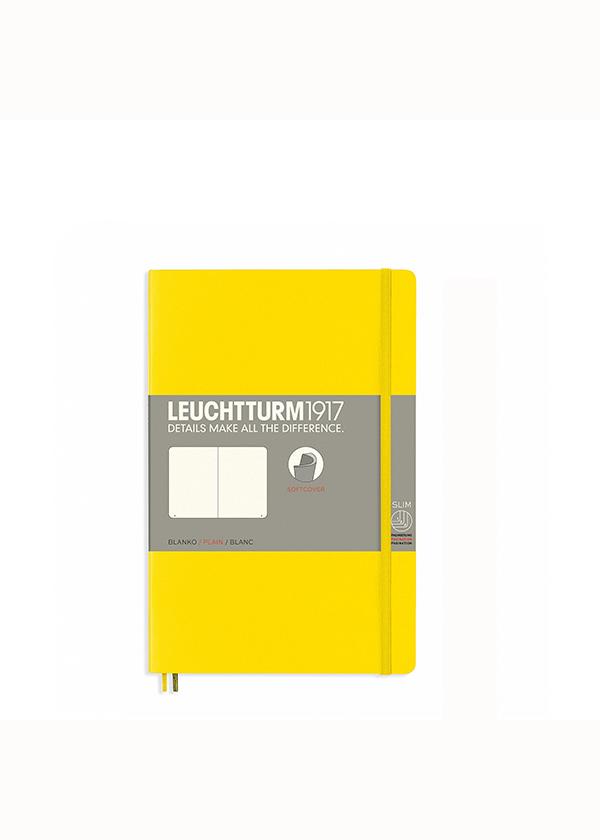 Блокнот Leuchtturm1917 Paperback B6 мягкая обложка чистые листы Лимонный (358304)