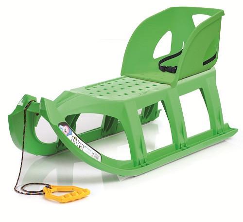 Спинка пластикова для санок Prosperplast ISEAT-1 із ременем безпеки Зелений (CNT00011515) - фото 2