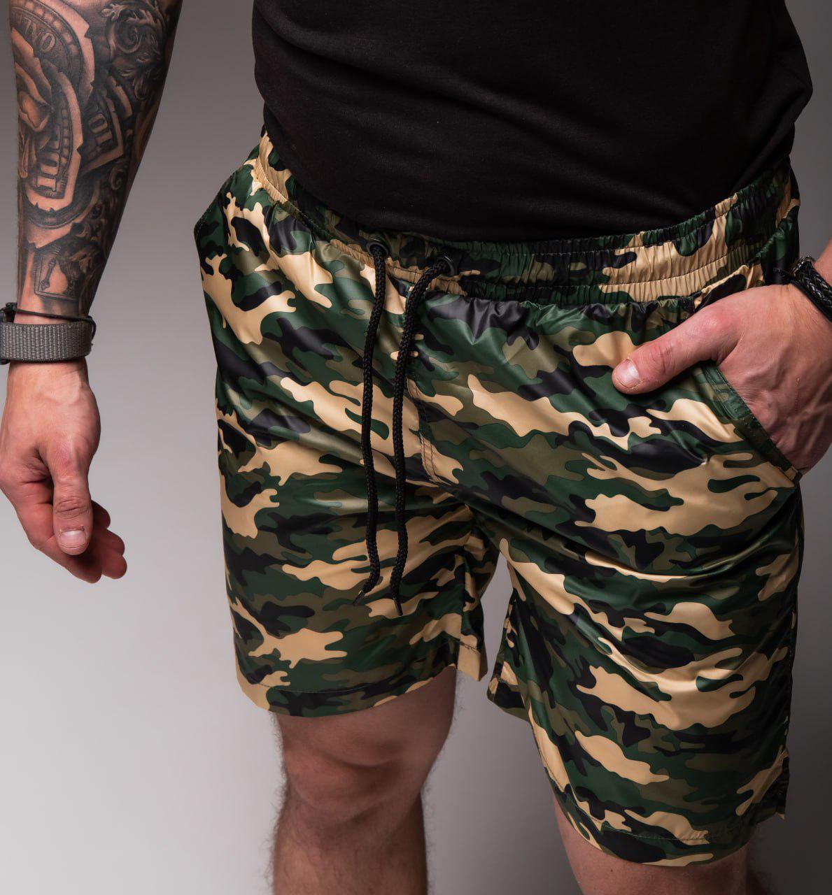 Шорты мужские Basic пляжные для плавания S Камуфляжный (2040/4/1) - фото 6 Шорты мужские Basic пляжные для плавания S Камуфляжный (2040/4/1) - фото 6