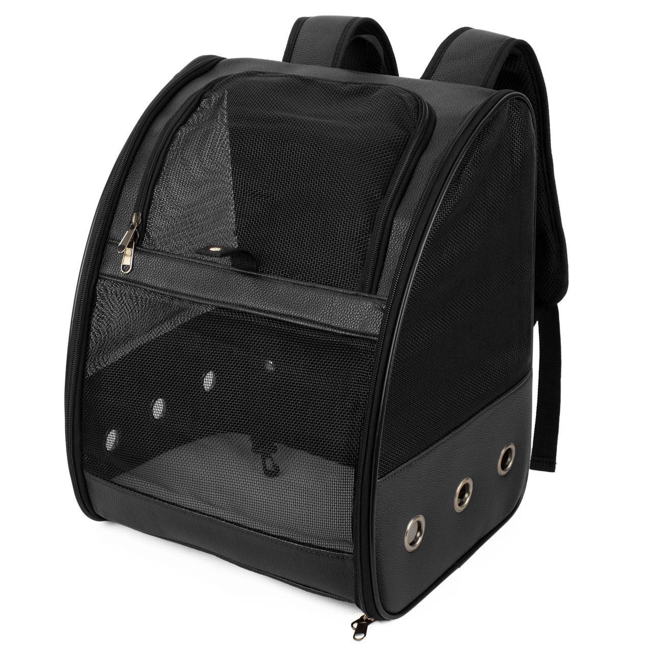 Рюкзак для переноски домашних питомцев CosmoPet CP-27 41х32х29 см Black (3_06526)