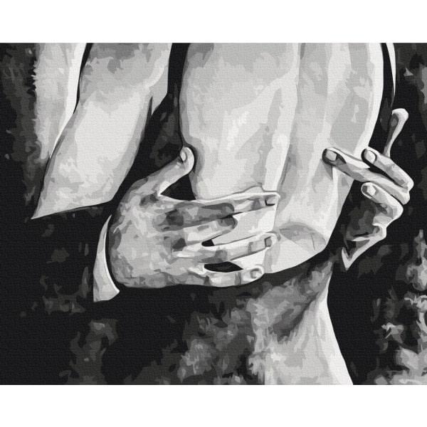 Картина за номерами Мова тіла 5 BrushMe BS53859 полотно на підрамнику 40х50 см (2244019547)