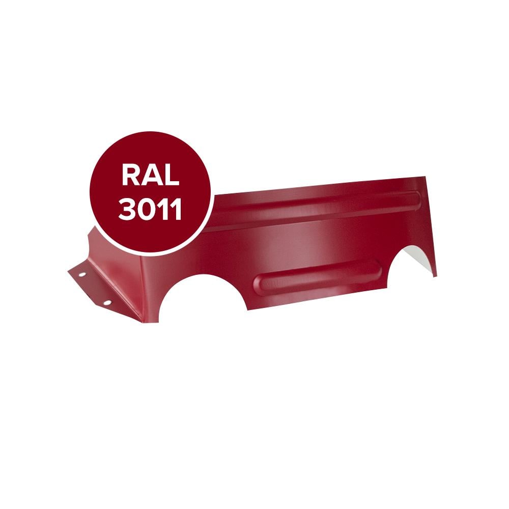 Снігозатримувач глянцевий RAL 3011 Червоний (20764725) - фото 2
