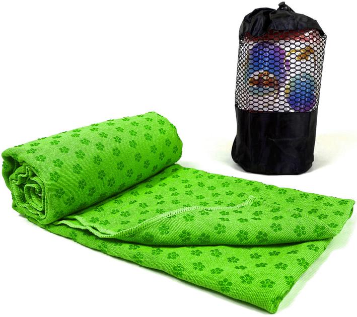 Рушник тканинний для йоги та фітнесу OSPORT з силіконовими вкрапленнями Зелений (MS 2857-1) - фото 1 Рушник тканинний для йоги та фітнесу OSPORT з силіконовими вкрапленнями Зелений (MS 2857-1) - фото 1