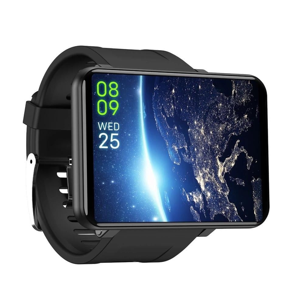 Смарт-часы с Sim картой 4G LEMFO LEMT 3G+32G силиконовый ремешок Black Black (16720)