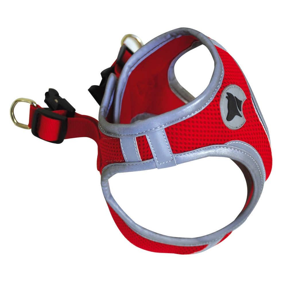 Шлейка для собак нейлоновая Croci HIKING REFLECTIVE XL 53-58 см Красный Шлейка для собак нейлоновая Croci HIKING REFLECTIVE XL 53-58 см Красный