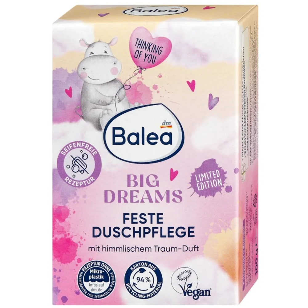 Мыло твердое Balea Big Dreams с ароматом цветов 100 г