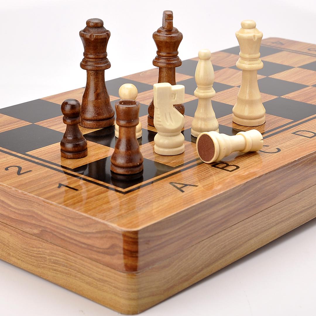 Шахматы деревянные фигуры и доска 40х40 см (V2307-10) - фото 4