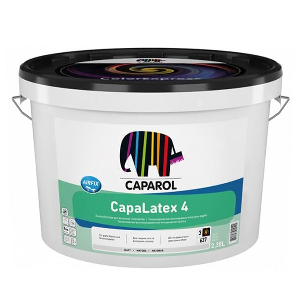 Фарба інтер'єрна латексна Caparol CapaLatex матова 4 2,35 л Прозорий (1814363474)
