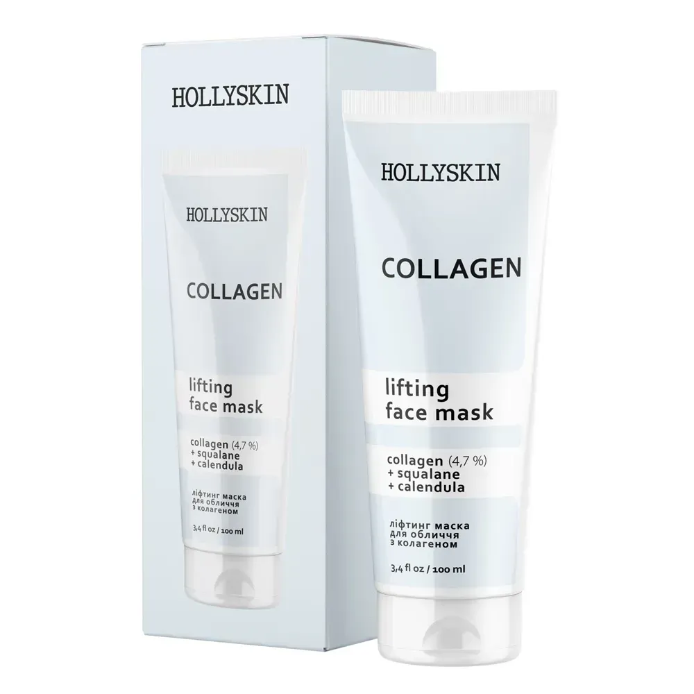 Ліфтинг-маска для обличчя HOLLYSKIN Collagen Face Mask з колагеном 100 мл (0030h)