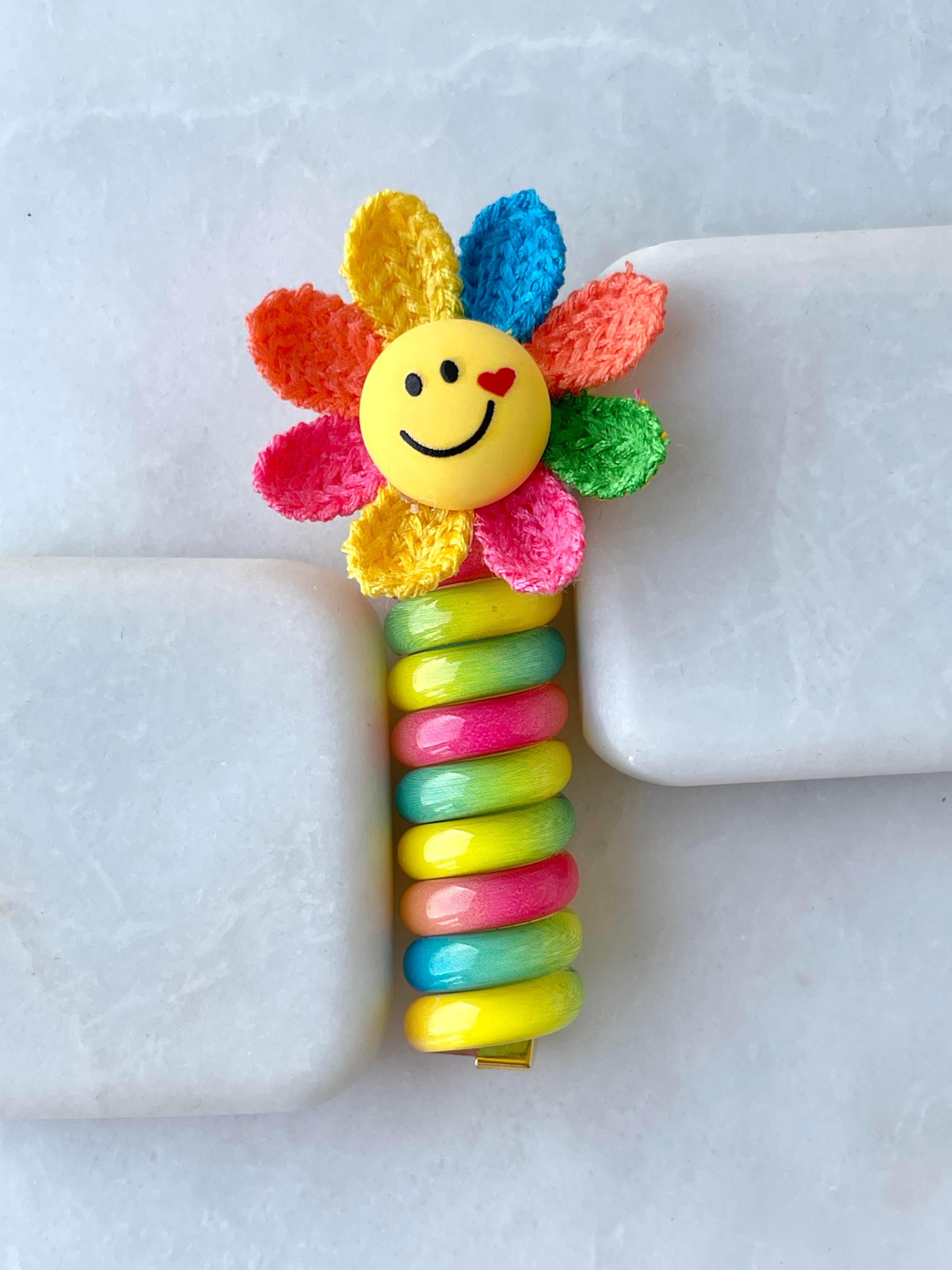 Резинка-пружинка для девочек Ромашка Разноцветный (00-0477)