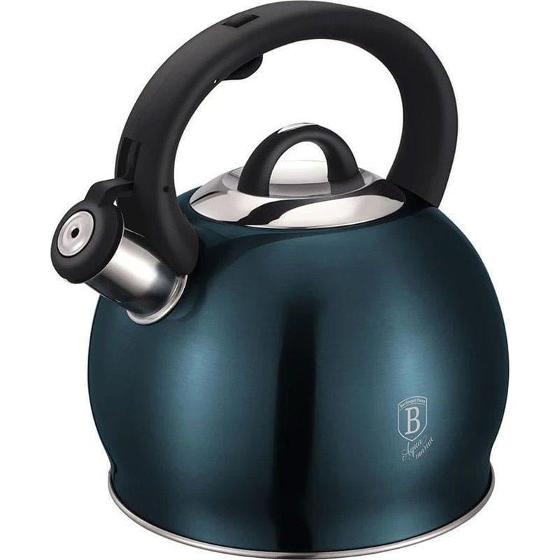 Чайник металлический со свистком Berlinger Haus Metallic Line Aquamarine Edition 3 л (2238218695) Чайник металлический со свистком Berlinger Haus Metallic Line Aquamarine Edition 3 л (2238218695)