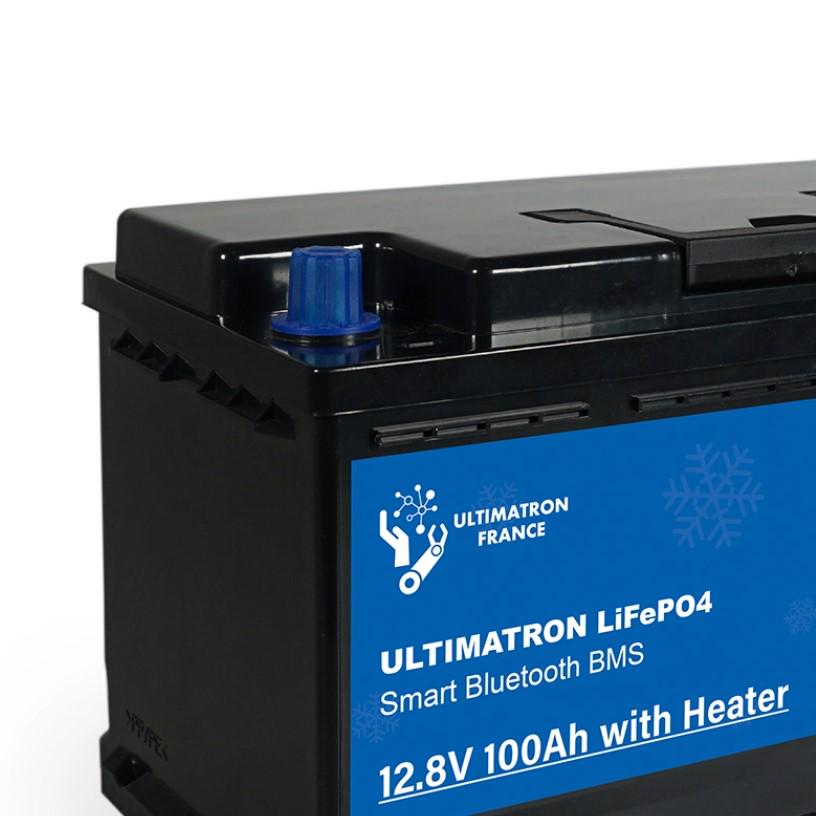 Батарея аккумуляторная литиевая Ultimatron ULS-12-100H LiFePO4 с поддержкой Bluetooth и обогревом 12,8V 100 Ah (1480451765) - фото 5