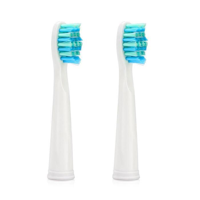 Змінні насадки для зубної щітки Seago 010-8 Replacement Heads 2 шт. Білий (7185)