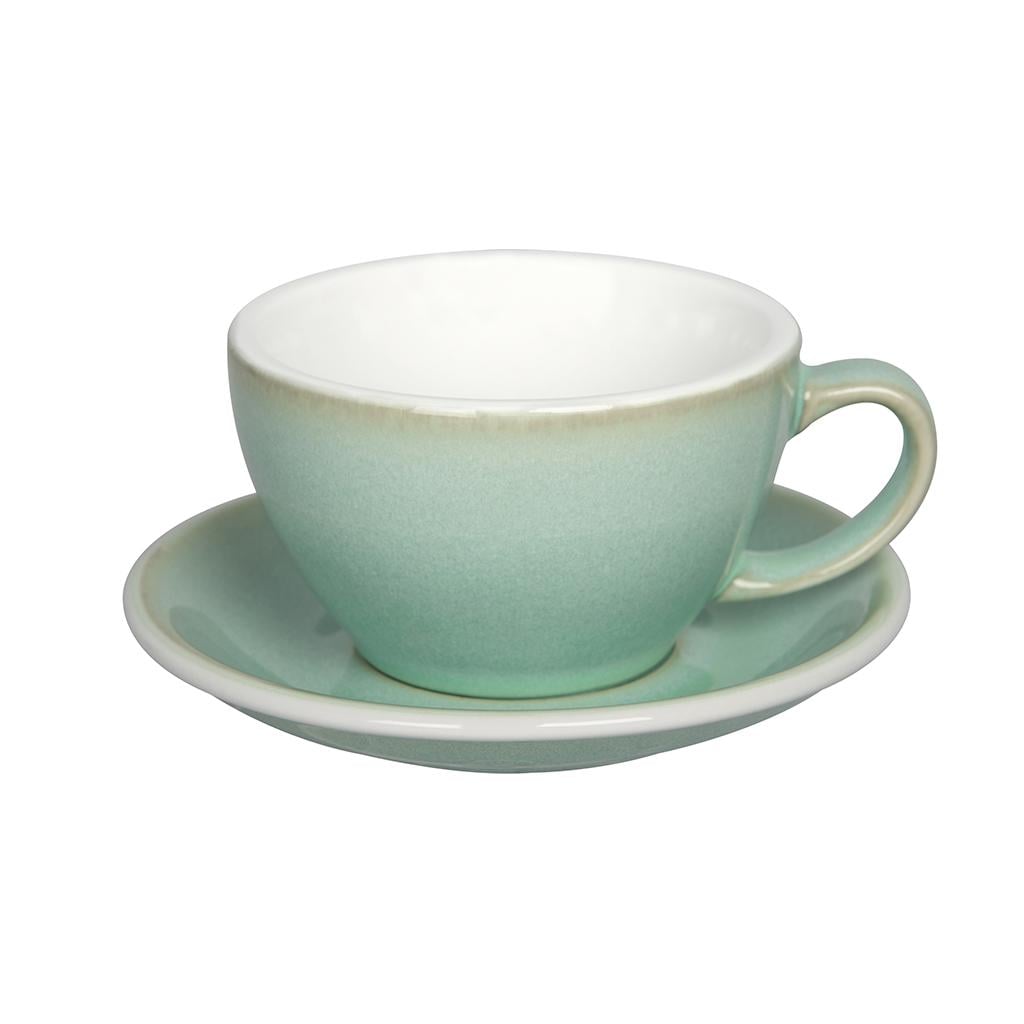 Набор Loveramics EGG Cafe Latte Cup and Saucer чашка и блюдце 300 мл Potters Colours Базилик