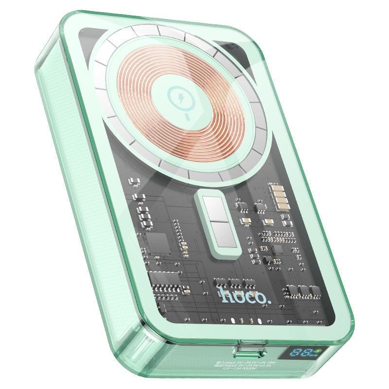 Повербанк магнитный Hoco Q14A Ice Crystal 10000 mAh PD20W (2433880391)