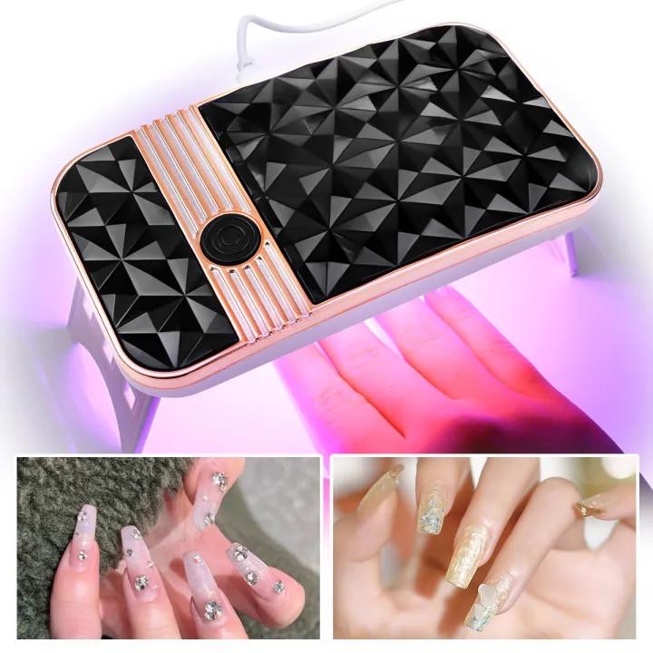 Компактная лампа Diamond mini 2 для сушки ногтей на USB кабеле 54 Вт Черный - фото 7 Компактная лампа Diamond mini 2 для сушки ногтей на USB кабеле 54 Вт Черный - фото 7