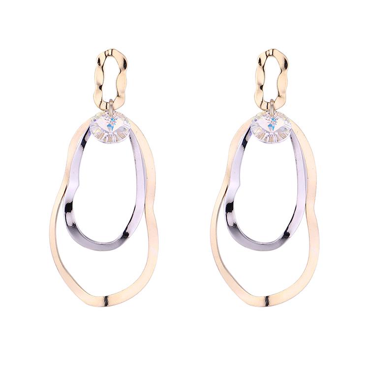 Серьги с кристаллами Сваровски 30678 Italina Прозрачный