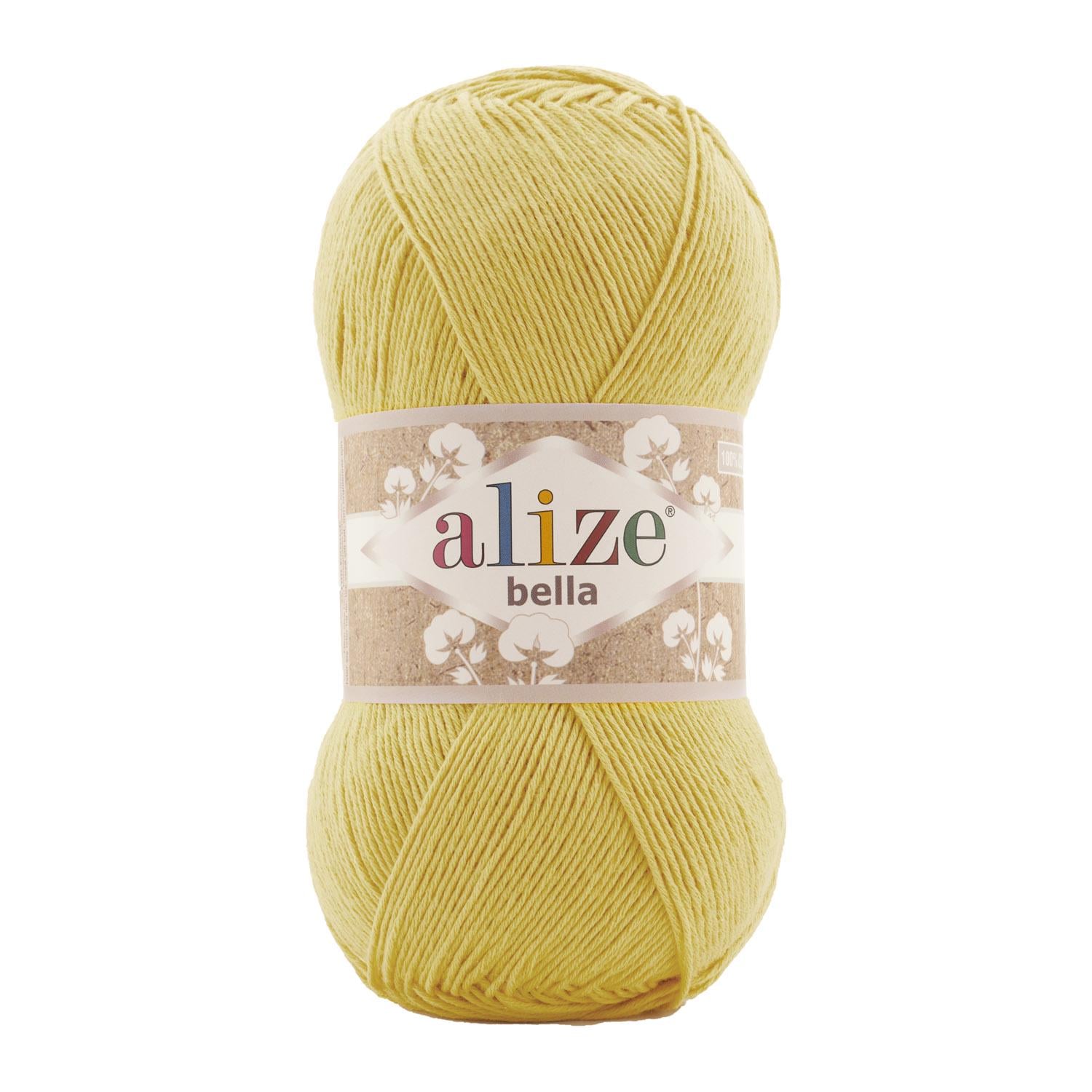 Пряжа Alize Bella 100 110 гірчиця (7562)