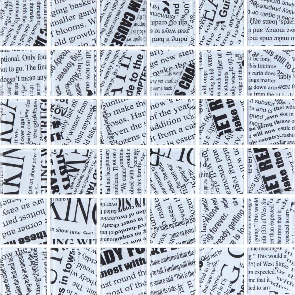 Мозаїка скляна Kotto Ceramica GMP 0448012 С Print 12 300x300x4 мм/48x48 мм
