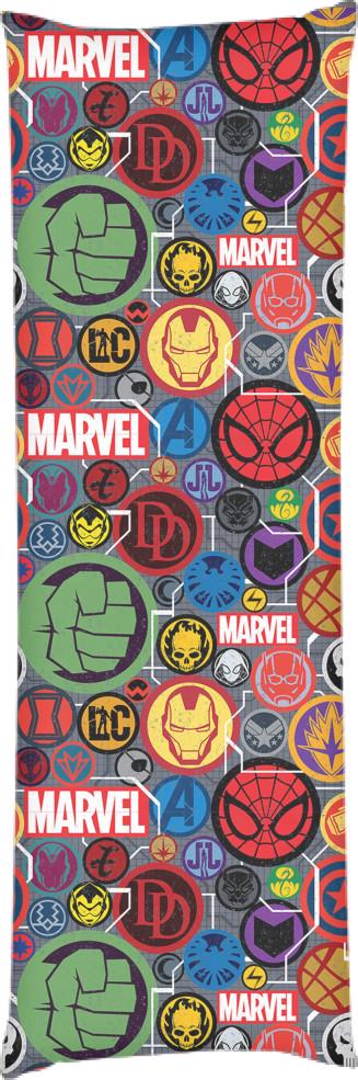 Подушка дакимакура Marvel 4 60x180 см (14094634)
