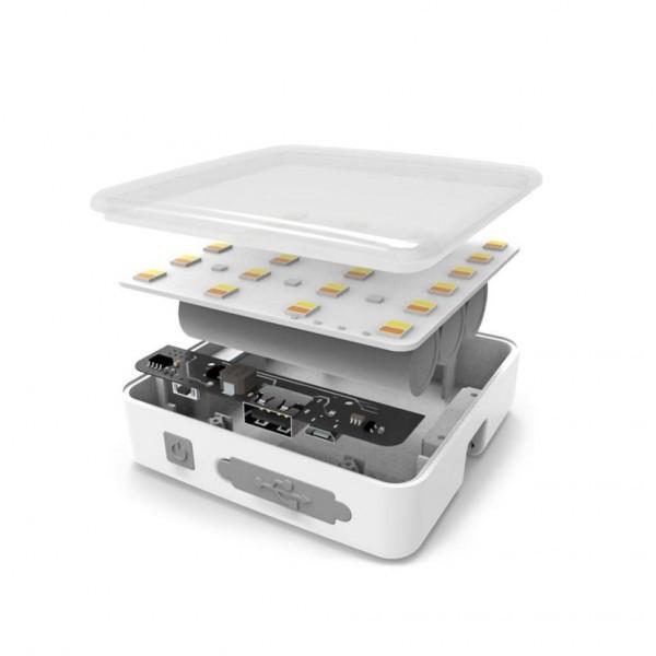 Ліхтар кемпінговий Naturehike NH18Y001-A Moonlight 1300 9000 mAh White (6927595735107) - фото 2 Ліхтар кемпінговий Naturehike NH18Y001-A Moonlight 1300 9000 mAh White (6927595735107) - фото 2