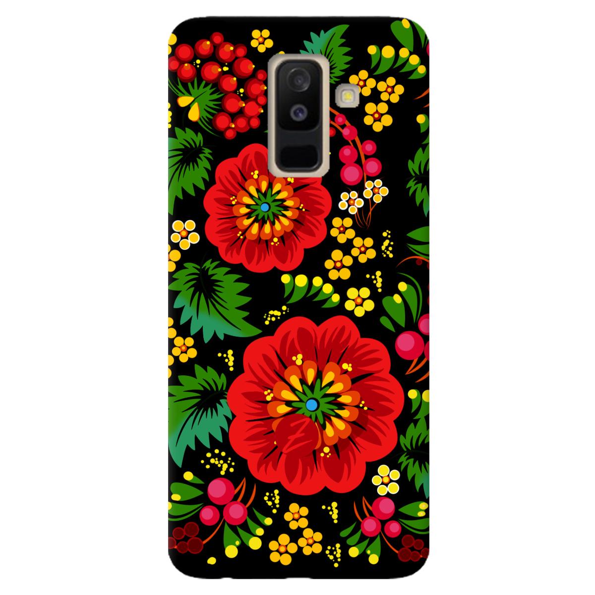 Силиконовый чехол Zorrov для Samsung Galaxy A6 Plus 2018 - Ukrainian art (11030060211048752)