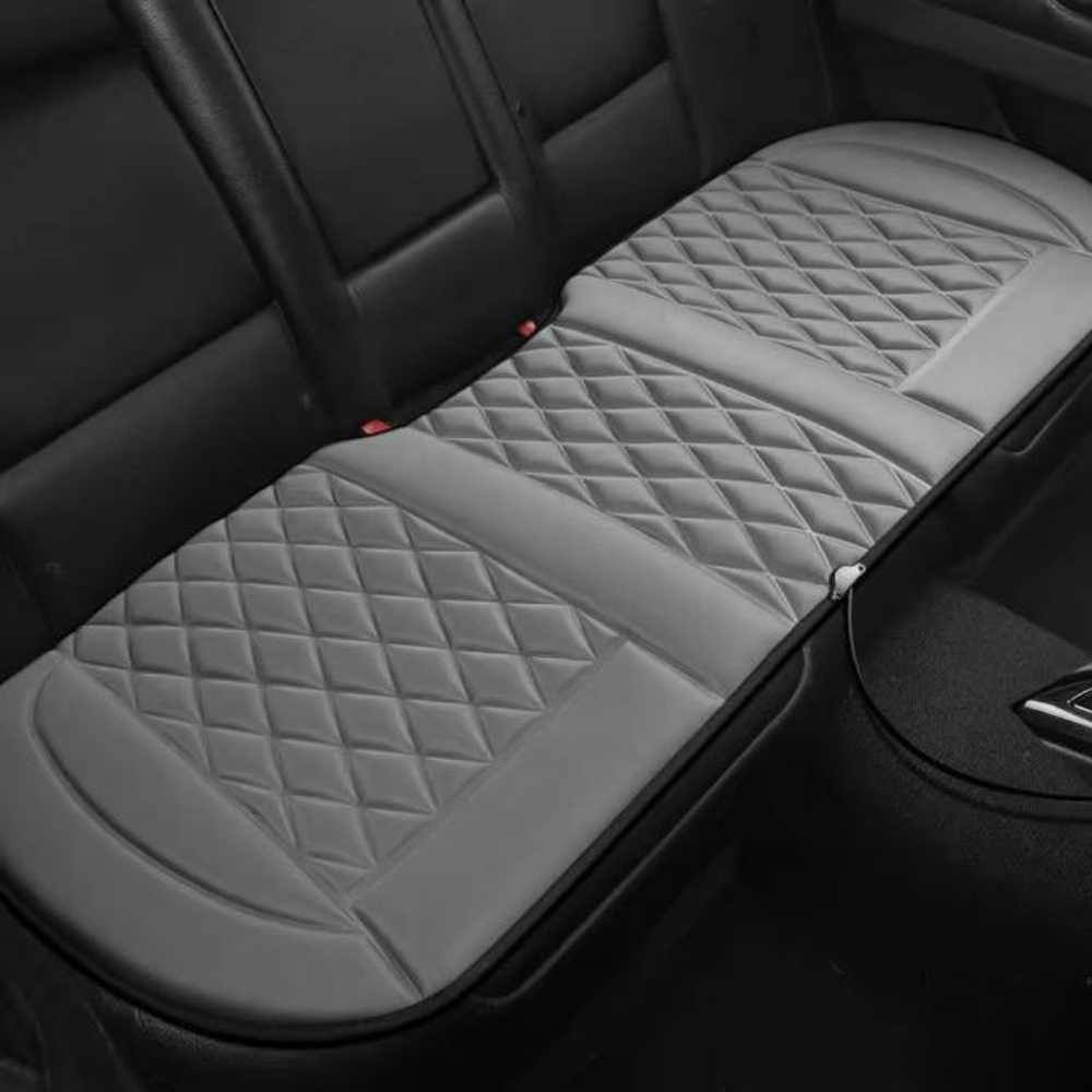 Накидка для автомобільного сидіння на задній ряд універсальна з підігрівом від прикурювача 12В Сірий