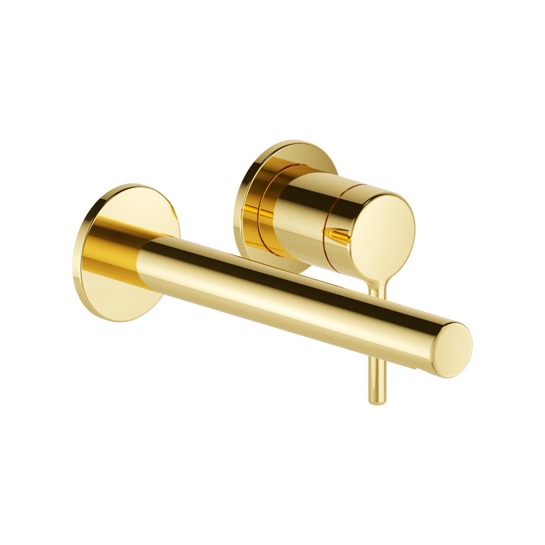 Смеситель для раковины Excellent PI глянцевый настенный Золотой