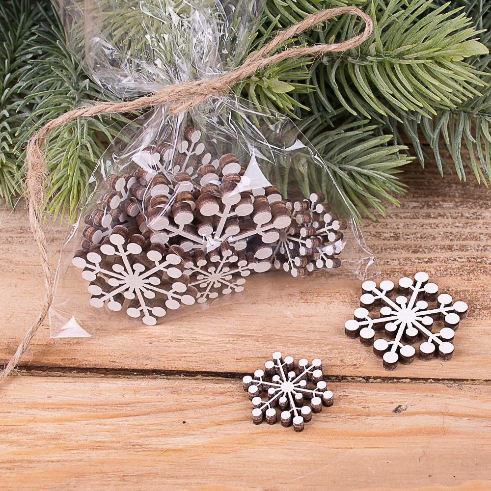 Деревянный декор Снежинка ретро (2694-310)