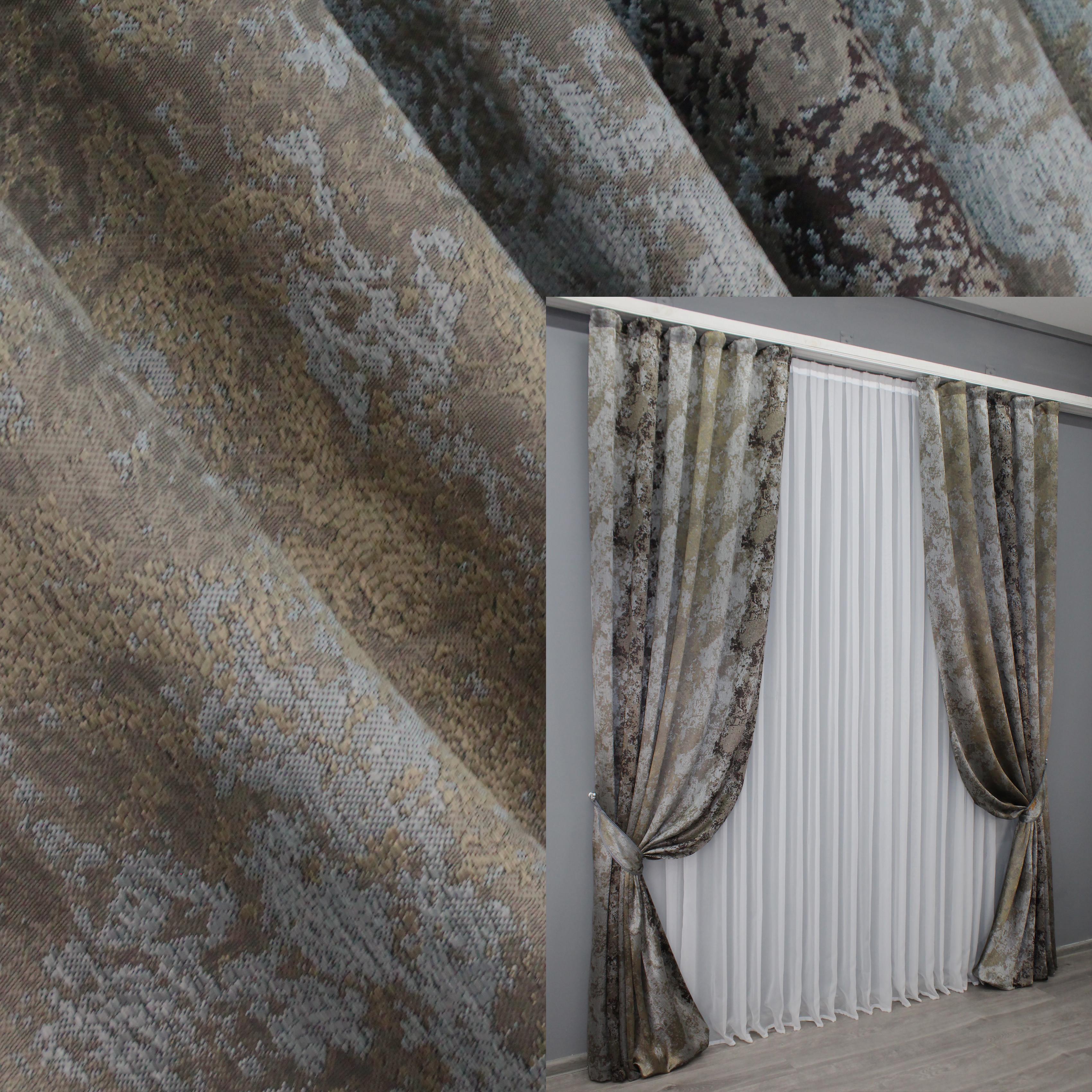 Комплект готовых штор VR-Textil Мрамор Al-7 № 1462ш 150х290 см 2 шт. Разноцветный (33-0324) - фото 2 Комплект готовых штор VR-Textil Мрамор Al-7 № 1462ш 150х290 см 2 шт. Разноцветный (33-0324) - фото 2